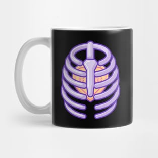 Ribcage with Be Mine candy Mug